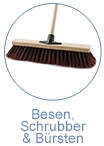 Besen, Bürsten und Schrubber